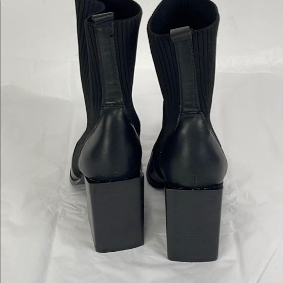 Steve Madden Black Heeled Boots - Picture 4 of 10